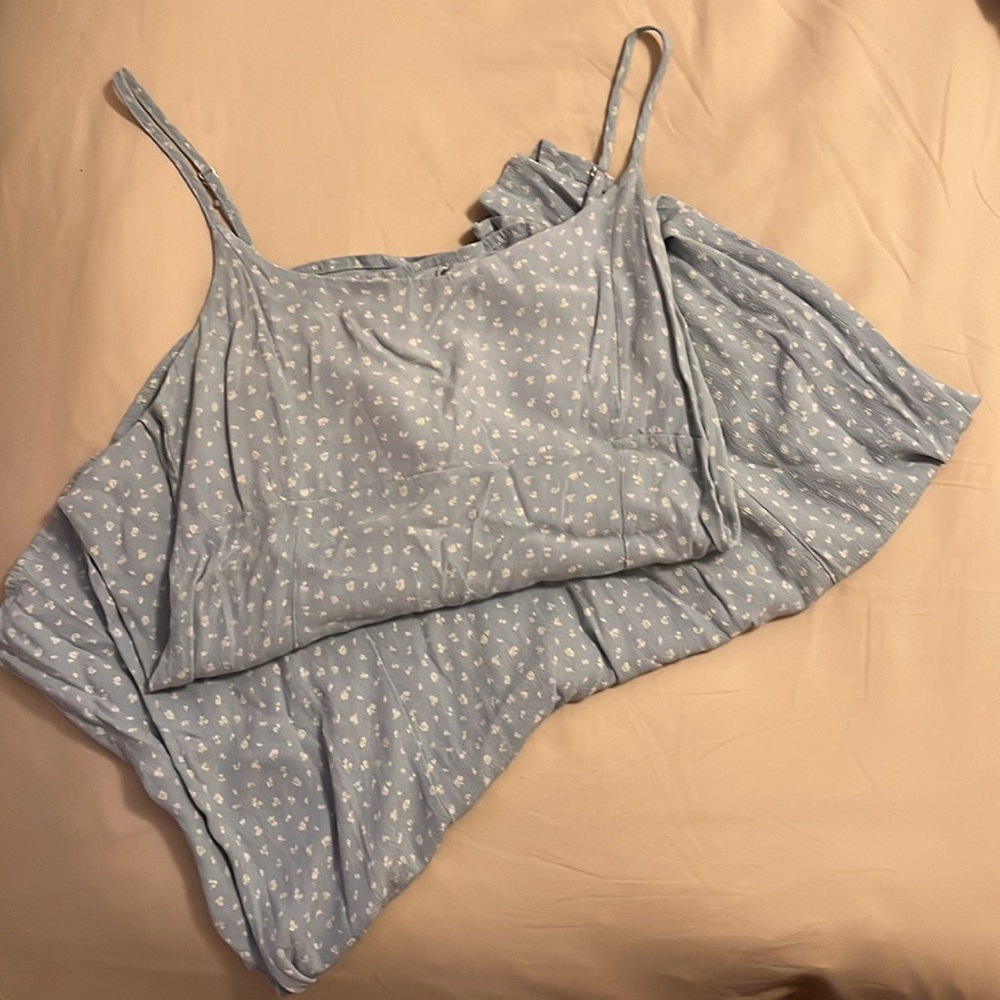 Brandy Melville Colleen Midi Dress Blue